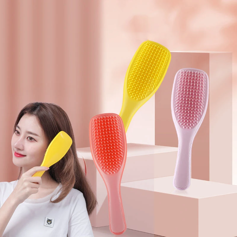 

Hair Brush Straightener Hair Comb Hair Styling Anti-static Massage Combs used to easily open tangled and knotted hair