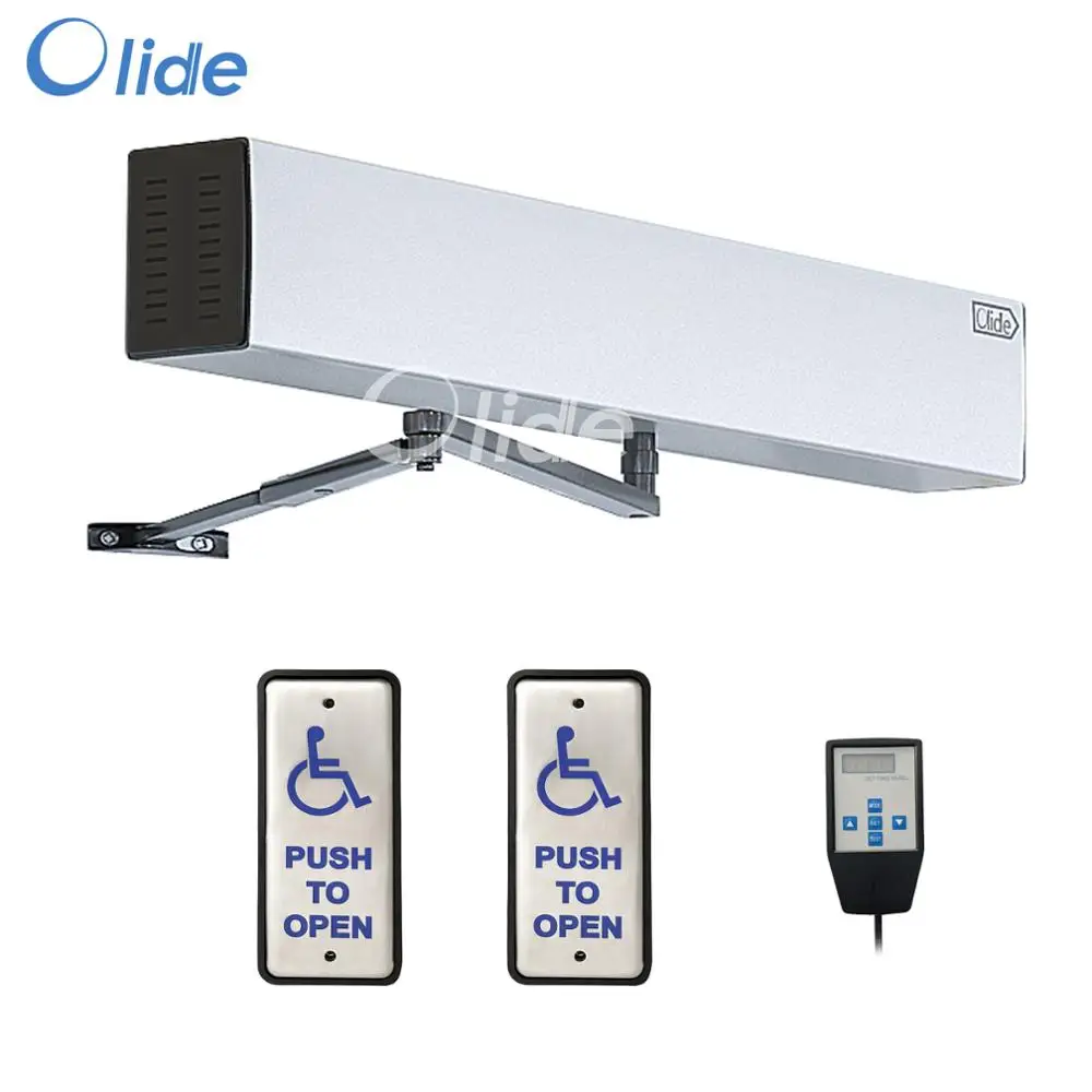 

Olide Automatic Door Opener for Disabled,Pair with 2PCS Wired Slim Handicap Push Button Olide-515