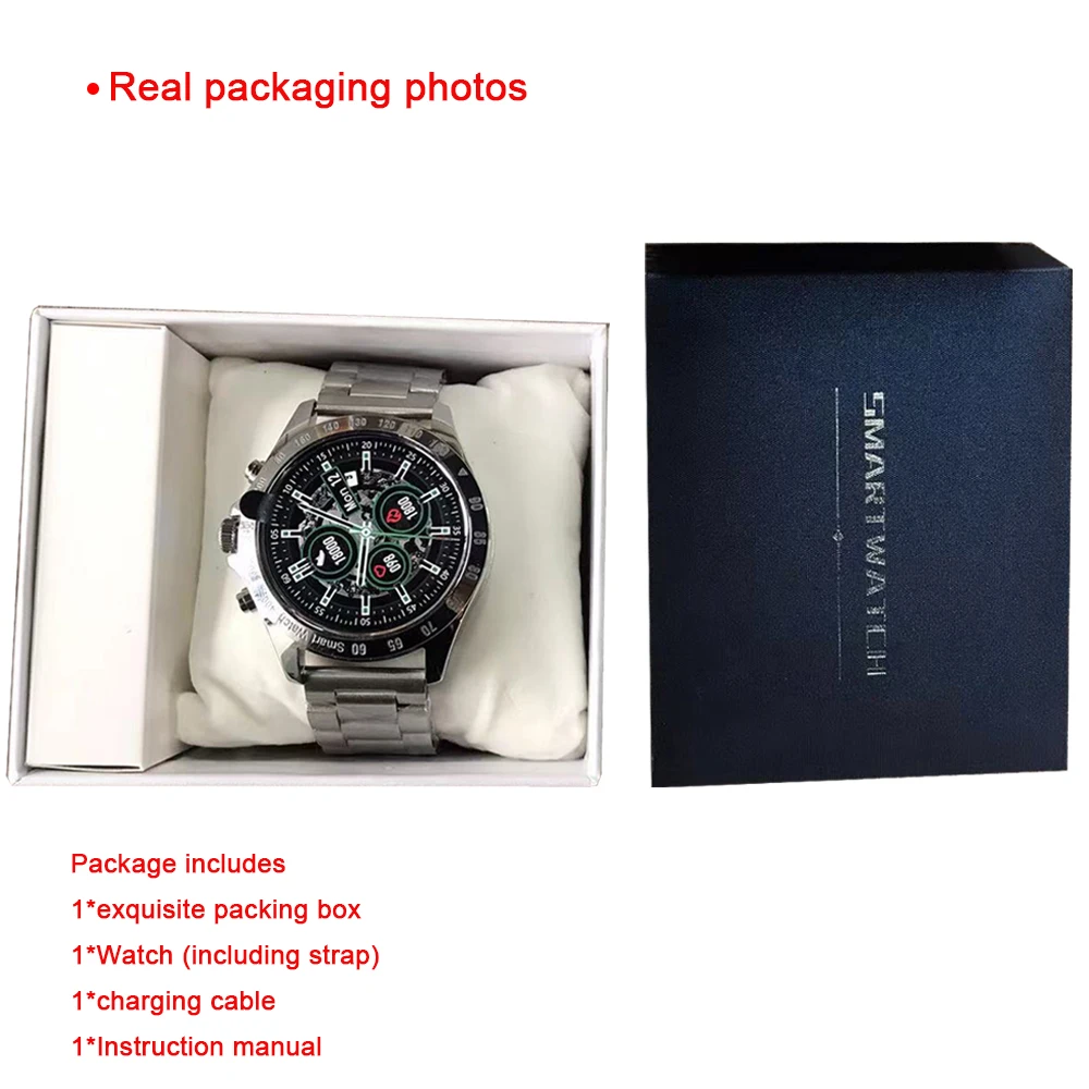 

Smart Watch Men Women, men's watch wristwatch,Full Touch Screen Sports Fitness Waterproof Smartwatch For apple Android