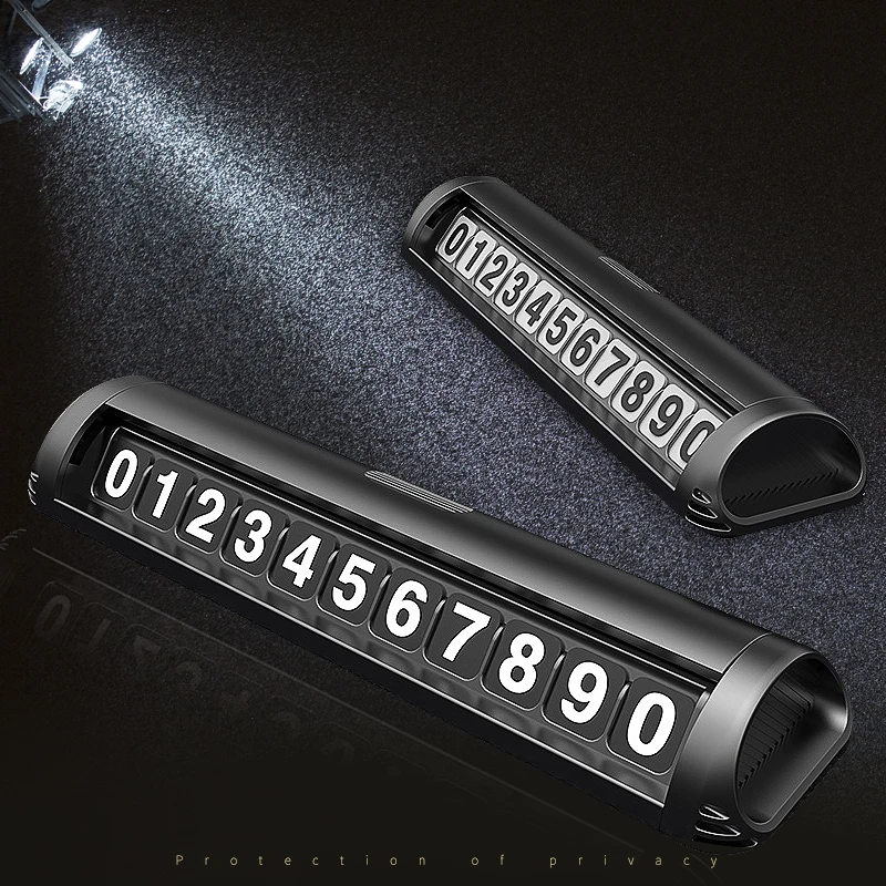 Стайлинг автомобиля табличка для временной парковки скрытый номер телефона