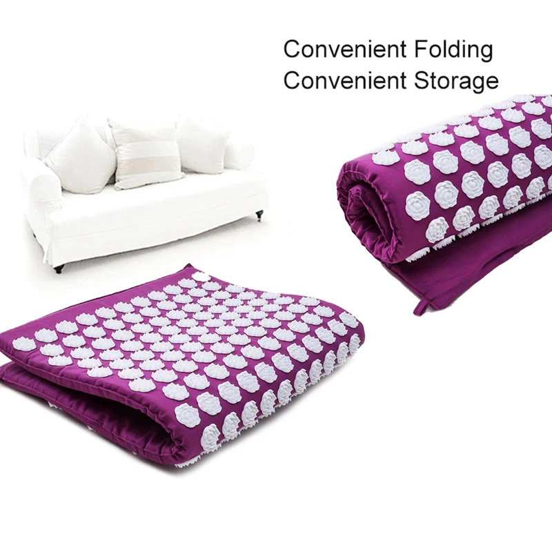 Акупрессурном коврике Массажный коврик и Подушка для занятий йогой шеи снять