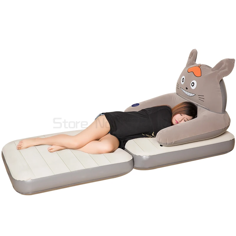 

Бытовая надувная кровать, складная надувная подушка, портативный одиночный диван-кровать, уличная воздушная подушка