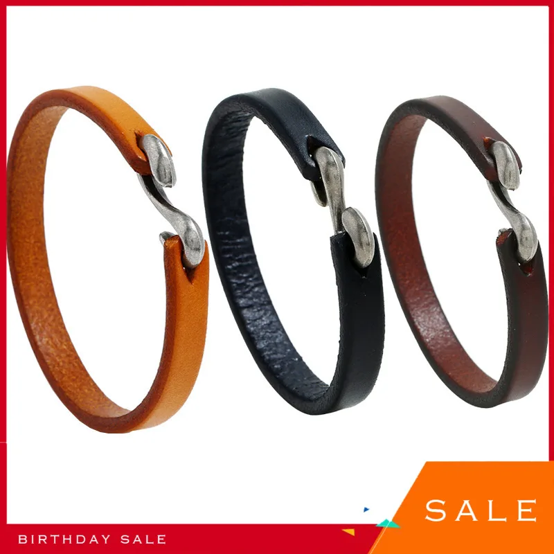 

High Quality 2021 Bracelet Cowhide female male birthday present