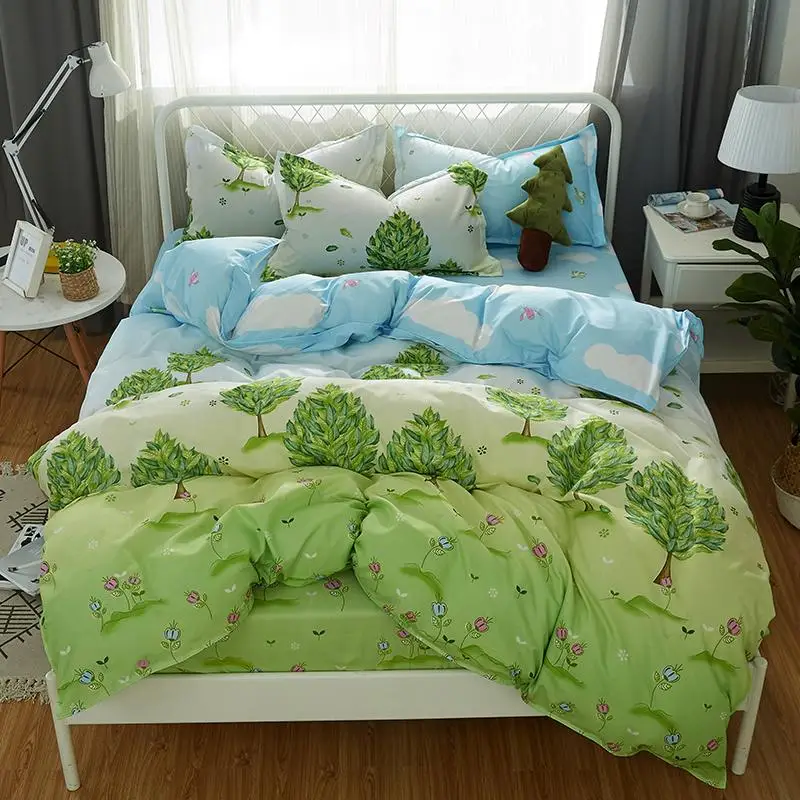 Классический Комплект постельного белья 5 размеров черное постельное белье в