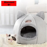 new deep sleep comfort in winter cat bed little mat basket small dog house products pets tent cozy cave beds indoor cama gato