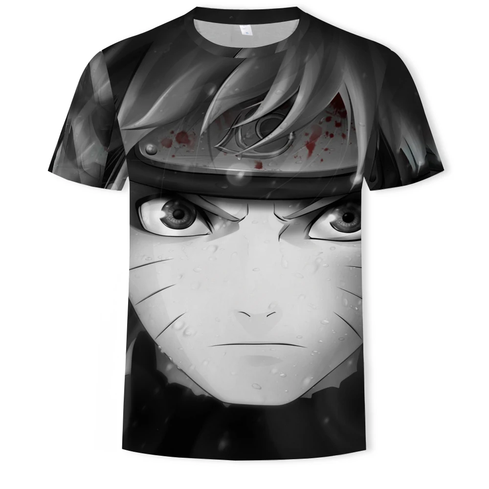 

2021 new men's T-shirt summer casual fashion anime 3D printing personality trend oversized T-shirt O-neck short sleeve