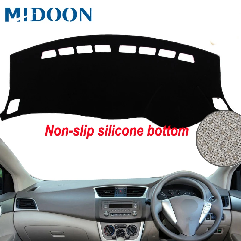 Чехол MIDOON для Nissan Bluebird Sylphy Sentra 2013-2018 Стайлинг автомобиля коврик приборной панели