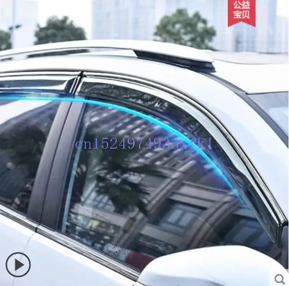 

Для Nissan X-Trail 2008-2020, чехол для кузова автомобиля, пластиковое окно, ветрозащитный козырек, защита от дождя/Солнца, вентиляционные аксессуары, ...