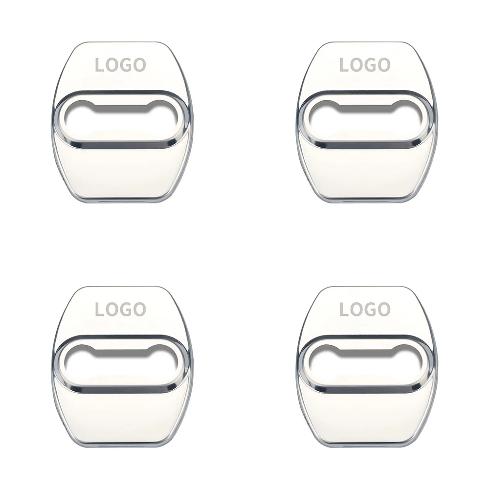4 шт. защитный чехол на дверной замок автомобиля эмблема логотип крышки металла