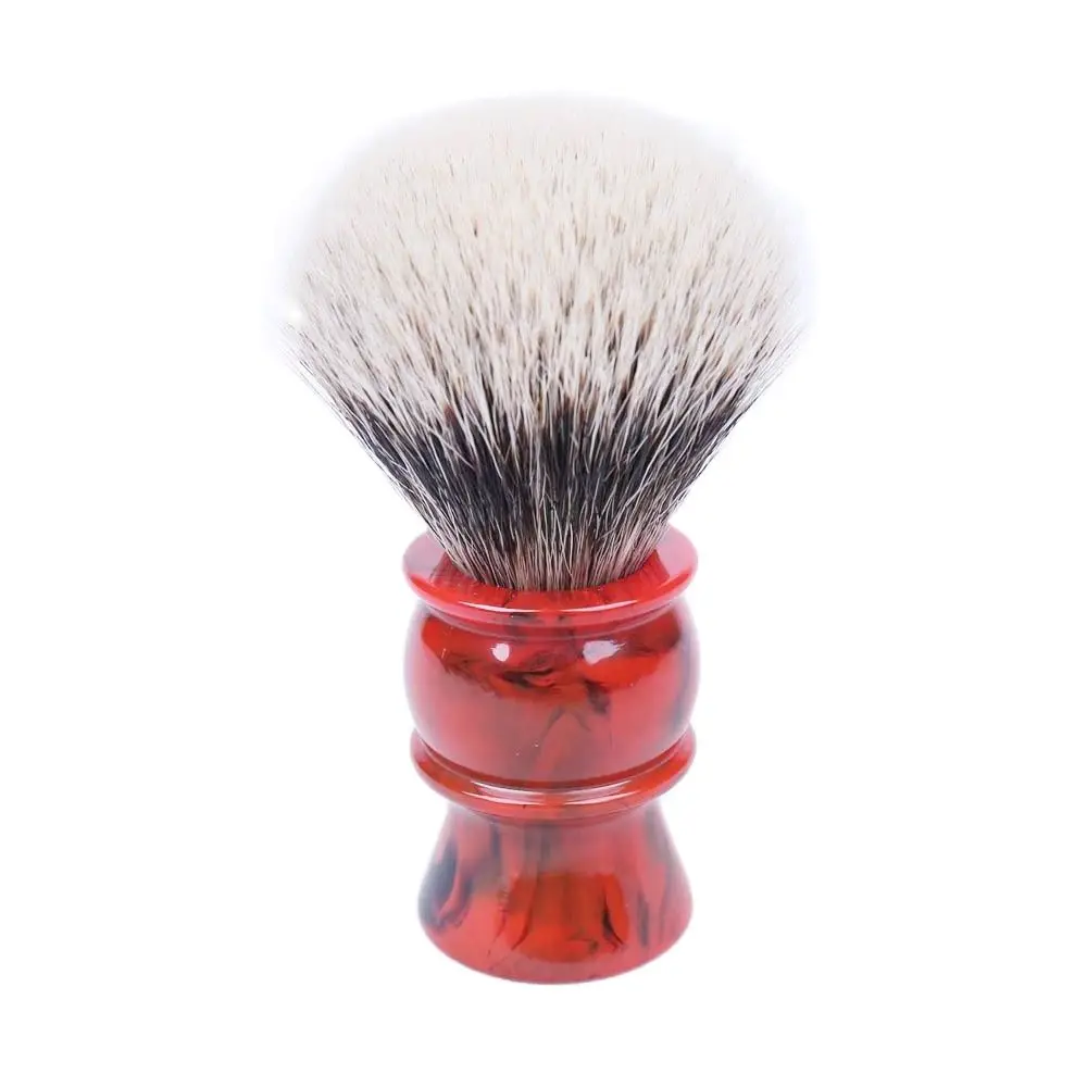 Yaqi 24 мм двухполосная кисть для бритья барсука|shaving brush|badger hair shaving brushhair brush |