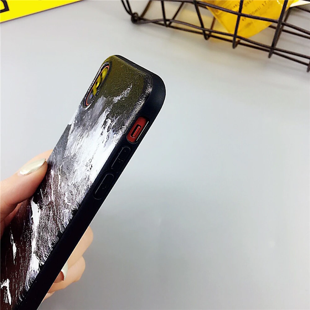 Рельефный мягкий чехол для iPhone 11 11Pro 11ProMax X Xs XR XsMax 8Plus 8 7Plus 7 6 6s Plus|Бамперы| |