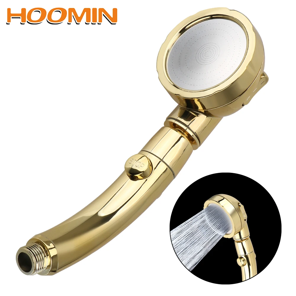 

HOOMIN 3 распылительная установка с переключателем включения/выключения Регулируемая водосберегающая душевая головка 360 градусов вращающаяс...