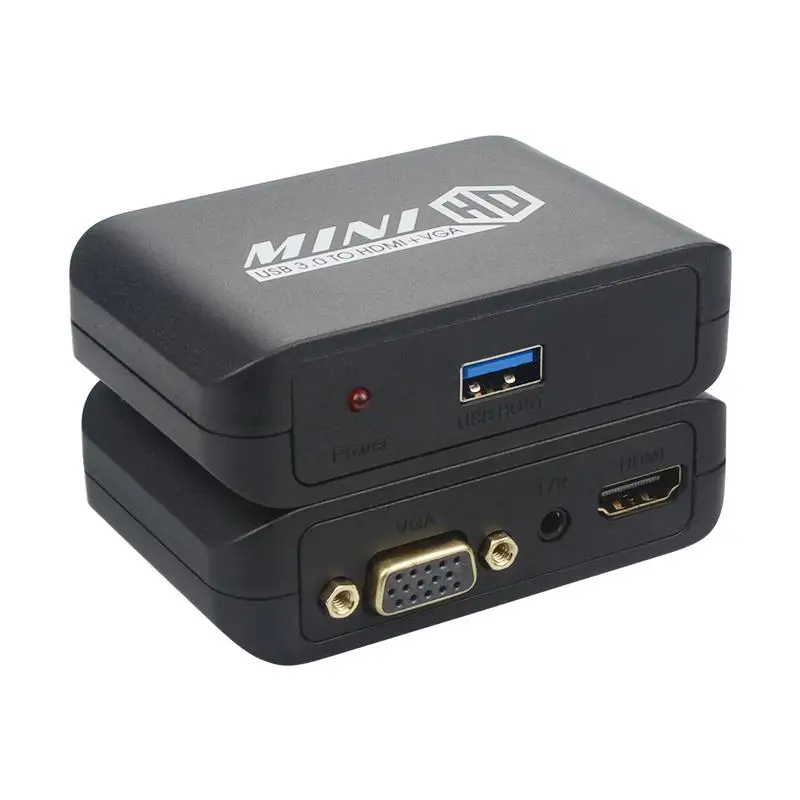 BEESCLOVER USB3.0 к HDMI + VGA адаптер для MAC и Windows открытый горшок набор Apple системы USB 2 0 3