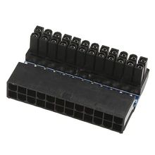 Atx 24 Pin Female To 24 Pin Male Прямоугольный адаптер для настольного ПК питания Atx 24 Pin Female To 24 Pin Male Прямоугольный адаптер для настольного ПК питания
