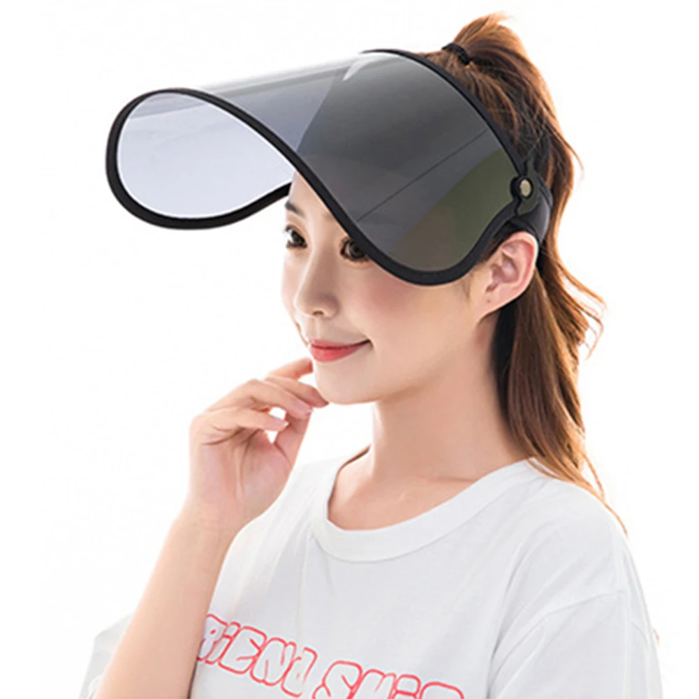 

Outdoor Summer Sun Protection Hat Anti-Uv With Sunglasses Large Eaves Sun Hat Folding Face Cover For Hiking Riding