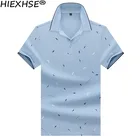 Мужская рубашка-поло из чистого хлопка, Повседневная рубашка-поло в стиле смарт-кэжуал, с культивацией морали, лето 2021