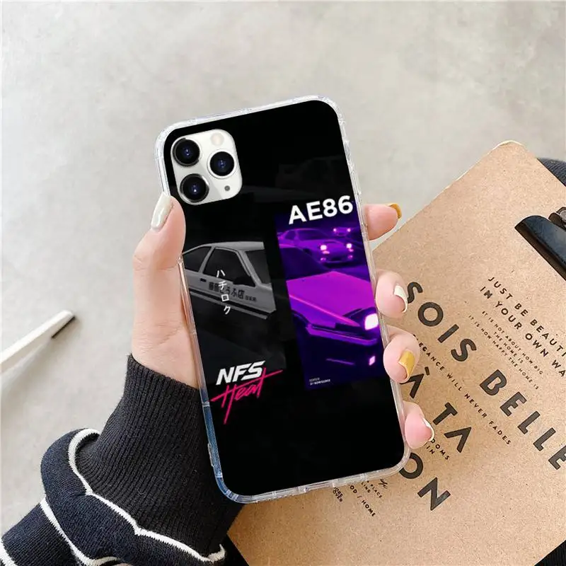 

Amine INITIAL D AE86 Phone Case for iPhone 11 12 mini pro XS MAX 8 7 6 6S Plus X 5S SE 2020 XR