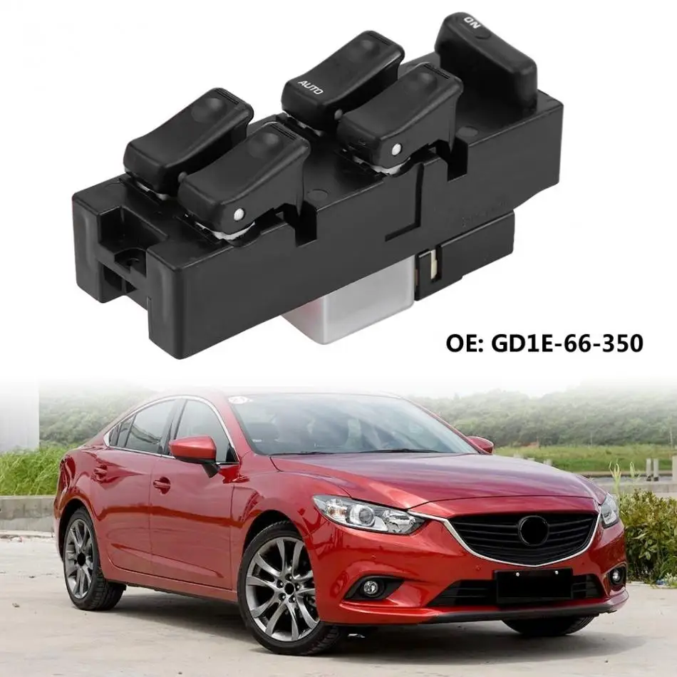 

Автомобильный Электрический выключатель стеклоподъемника для Mazda 626 1992 1993 1994 1995, детали интерьера