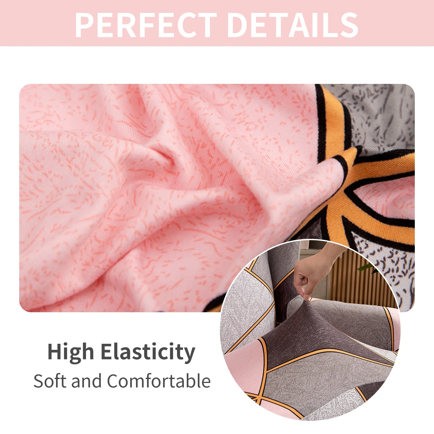Tiger Stool Chair Covers Wing Sofa Back Cover Floral Printed Wingback Protector for Wedding Banquet Hotel Bar Seat | Дом и сад