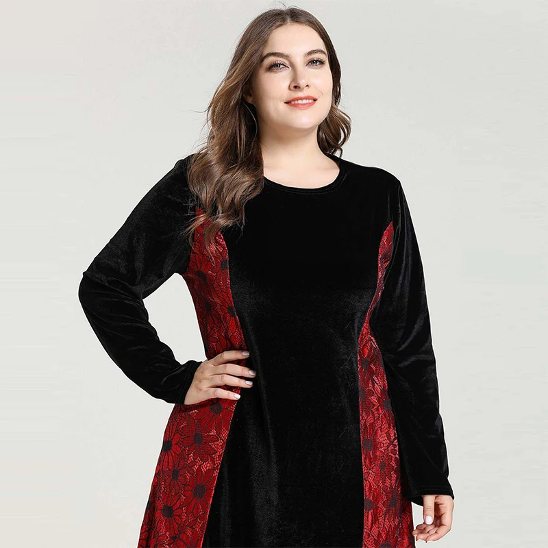 Мусульманское платье арабское исламское с длинными рукавами Среднего Востока