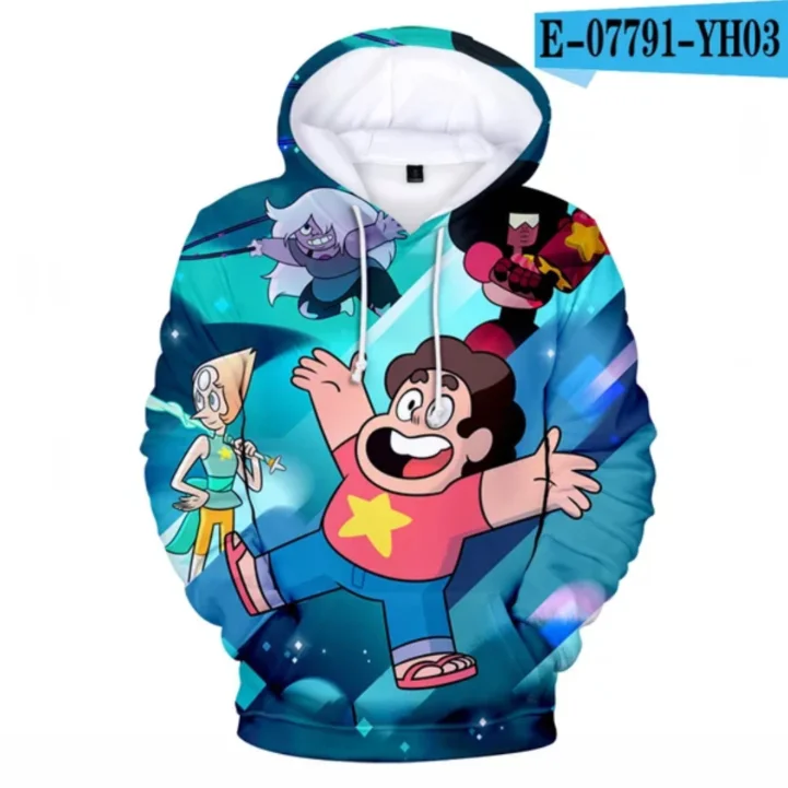 Толстовка Мужская/Женская/детская с длинным рукавом милый свитшот аниме принтом