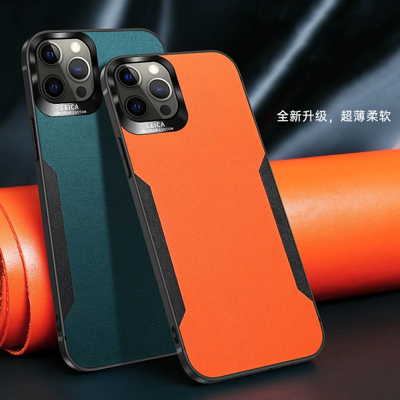 

Новый чехол для iphone12 подходит для Apple 11promax простой кожаный контрастный полноразмерный чехол XR с защитой от падения 7p