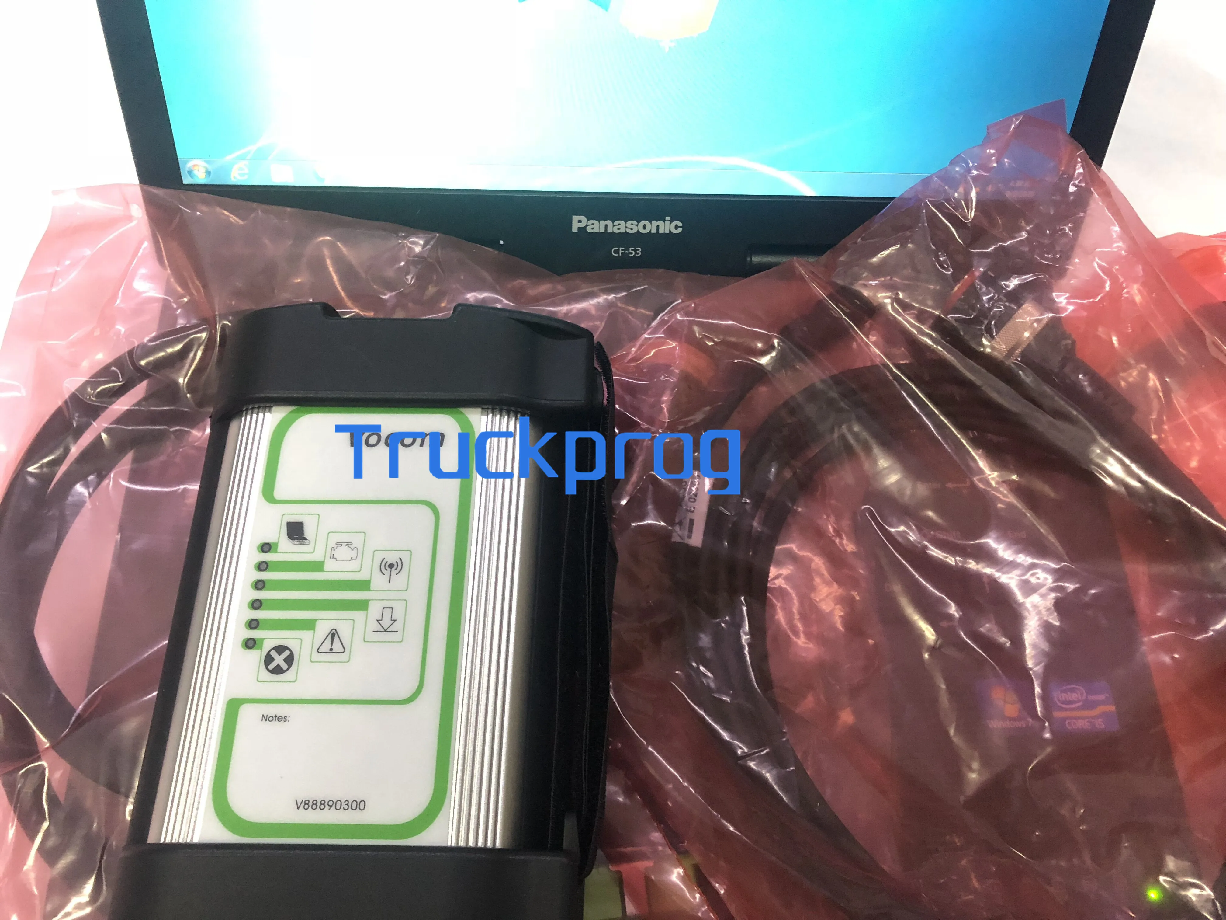 Инструмент для диагностики грузовика VOCOM 88890300 Vocom 2 7 PTT DEV2 UD/Mack/volvo + ноутбук Thoughbook