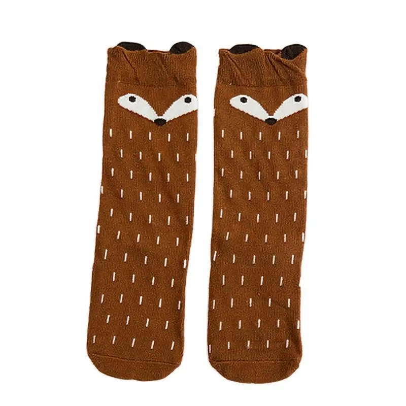 Новинка 2021 года носки унисекс осенние хлопковые до колена с рисунком из