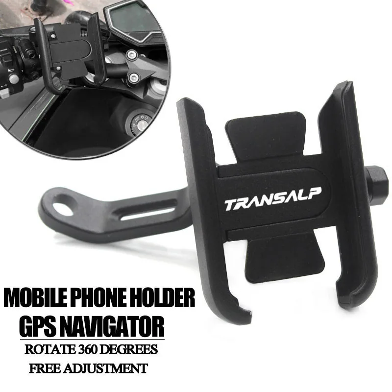 For HONDA TRANSALP XL 600 650 700 V XLV XL600V XL650V XL700V Motorcycle CNC Accessories Handlebar Mobile Phone GPS Stand Bracket