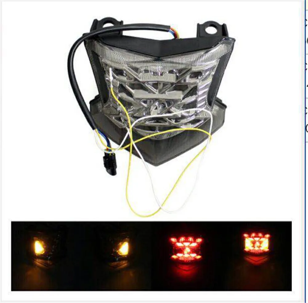 

Three Color Lens For Kawasaki Z900 Z 900 2017 2018 LED Tail Light Assembly Moto Brake Turn Signal Lamp Motorcycle Accessories