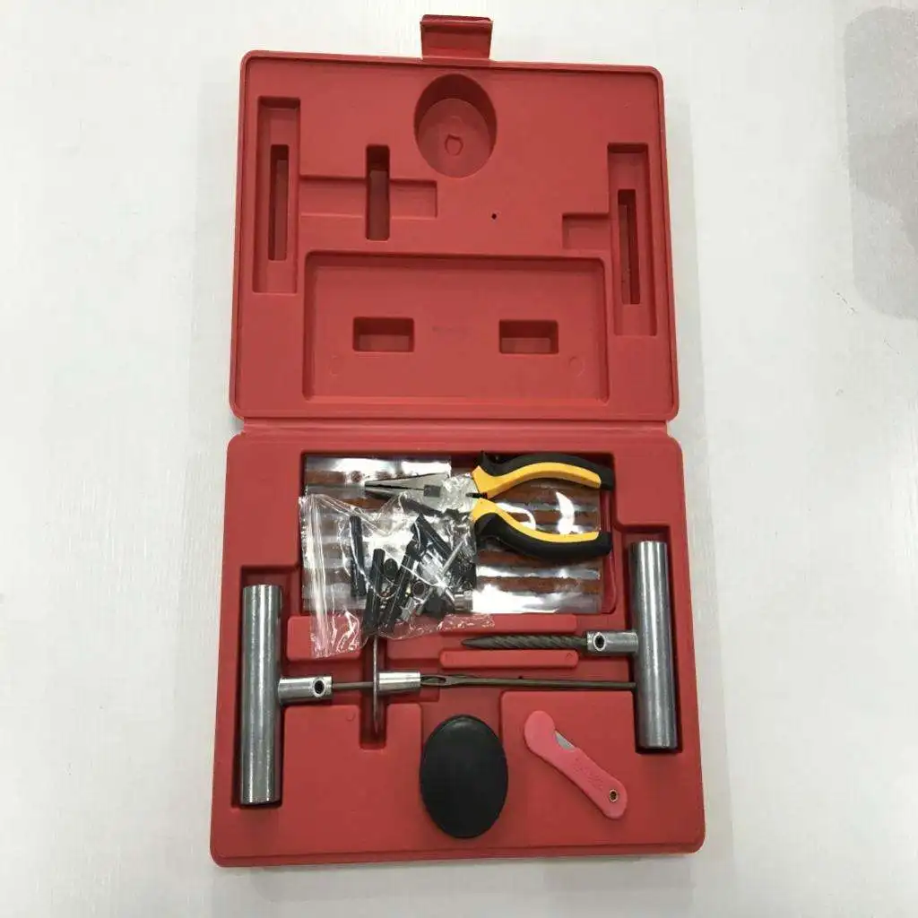 

Heavy Duty Tire Repair Kit 56Pc for Car Bike Motorcycle Trailer RV ATV Jeep