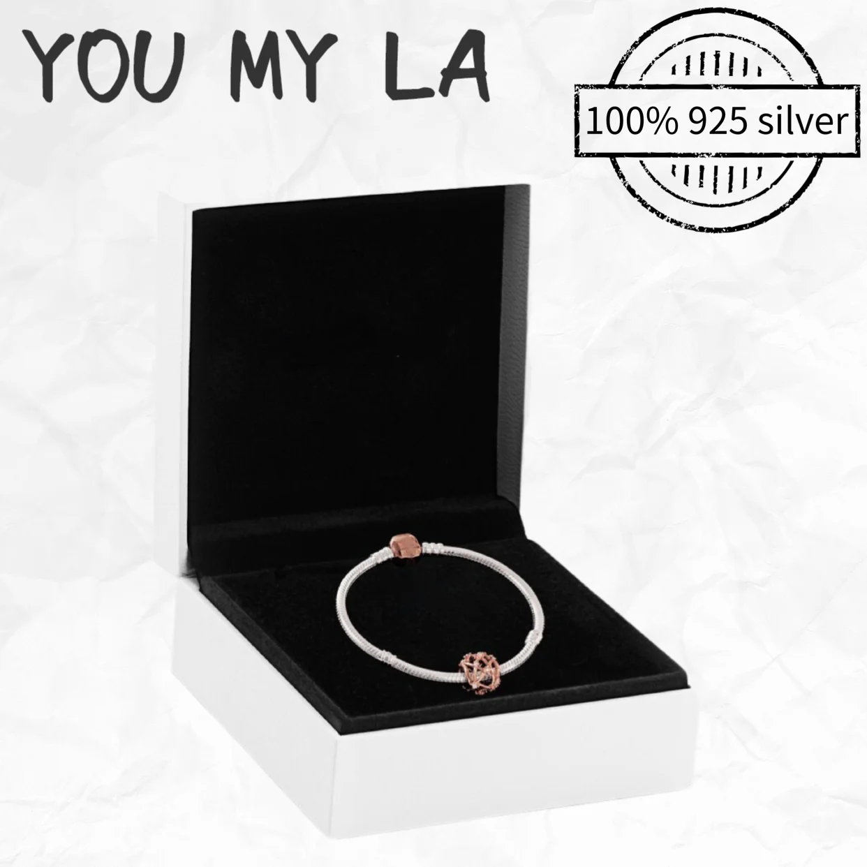 

Браслет Pando с паве для женщин и мужчин, ювелирное изделие из серебра 925 пробы, бижутерия «сделай сам» для подарка на день рождения