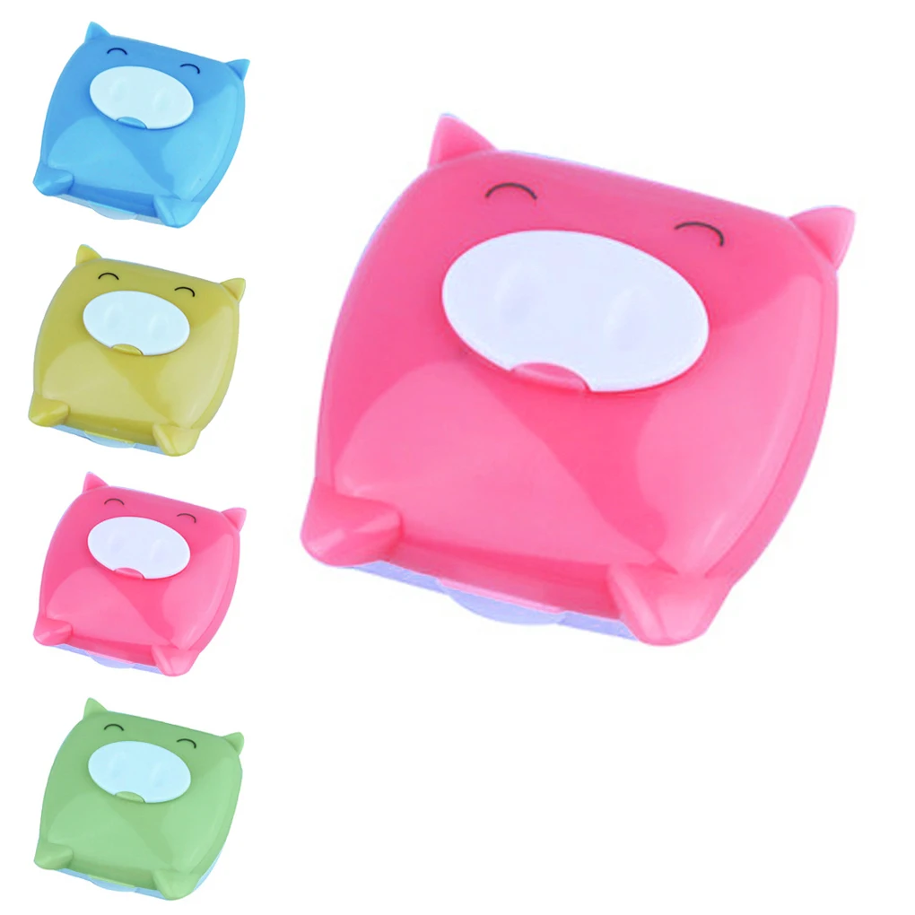 2019 новый милый унисекс чехол для контактных линз с изображением поросенка из