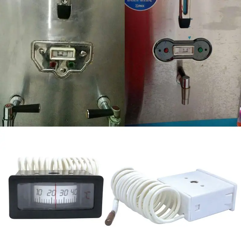 0-120 ℃ квадратный Капиллярный термометр для котла горячей воды лабораторный