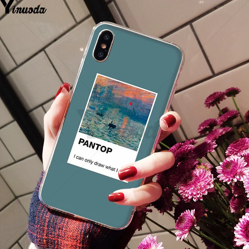 A14 Yinuoda Vingate Vincent Van Gogh Pantone эстетическое искусство ТПУ мягкий чехол для телефона чехол для iPhone 8 7 6 6S Plus X XS MAX 5 5S SE XR - Цвет: A14