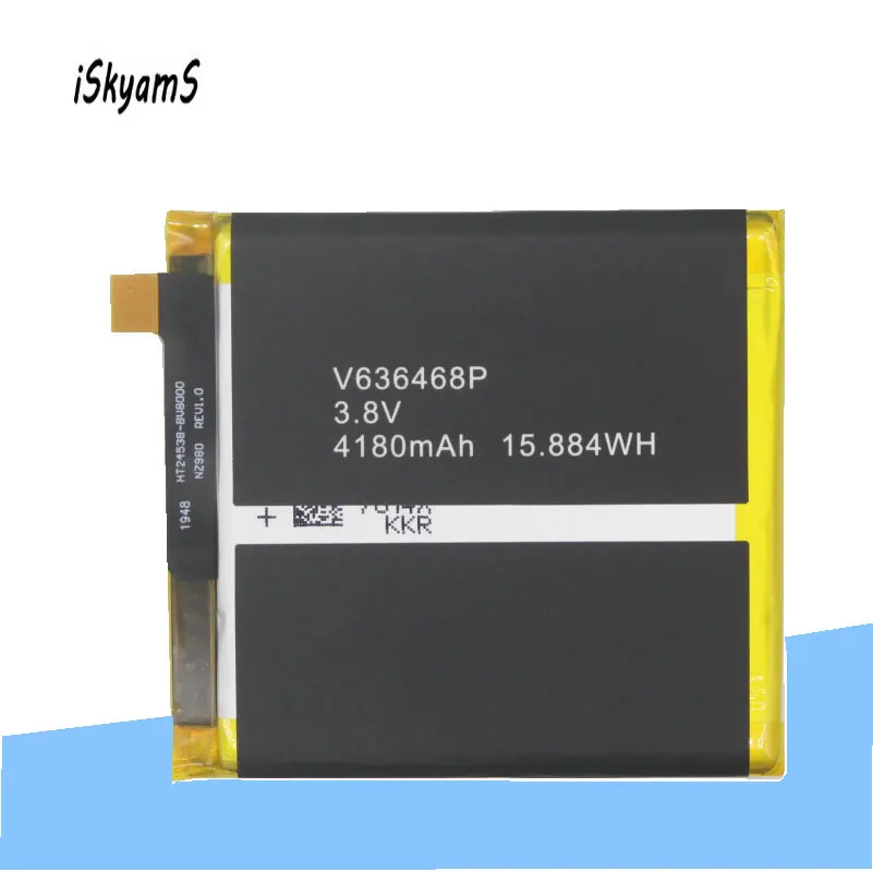 ISkyamS 1x4180 мА/ч V636468P BV8000 Батарея для Blackview Pro BV8000pro смарт мобильный телефон литий