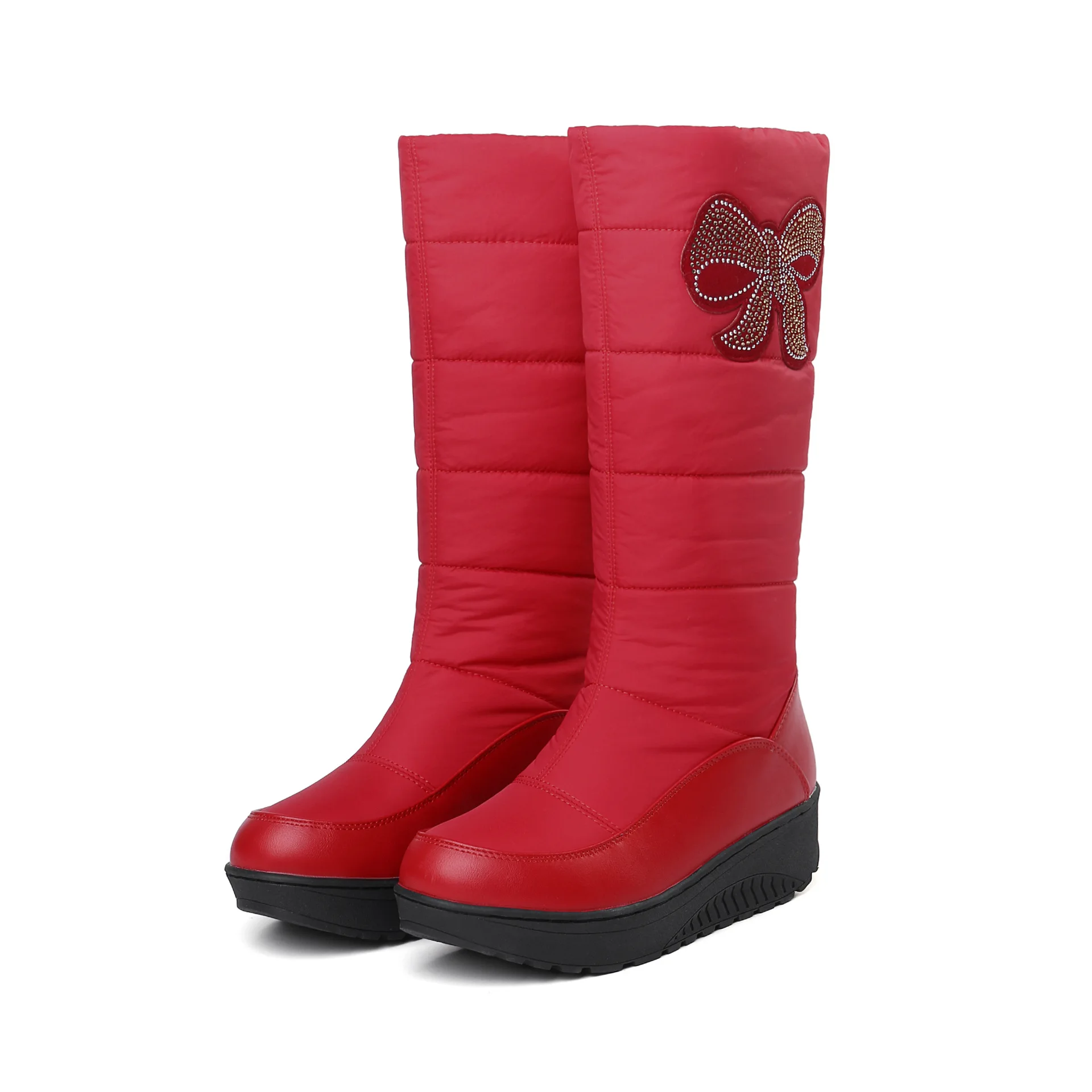 2020 г. Новая женская обувь зимние сапоги до колена на платформе с коробкой