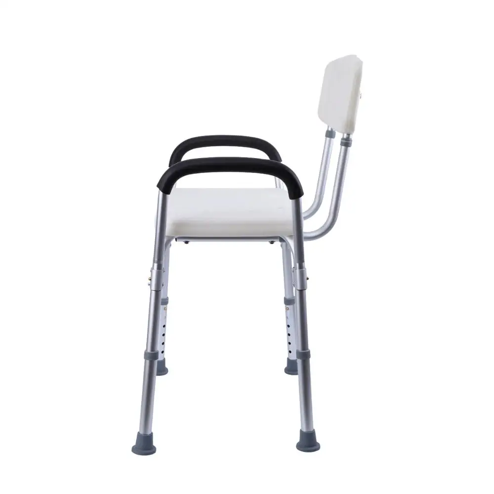 Стул для душа Yonntech с регулируемой высотой подлокотники мягкими чашечками