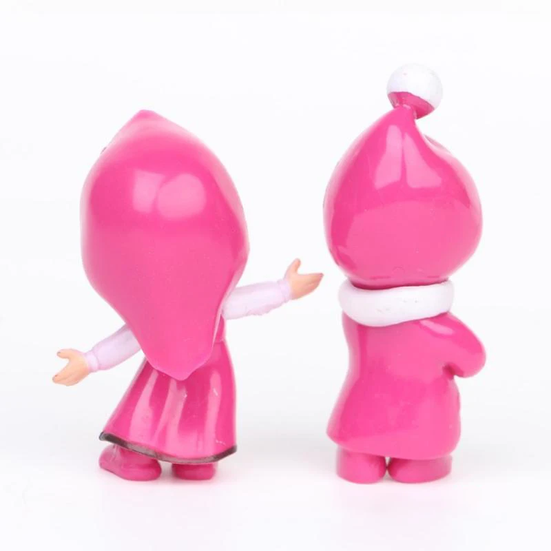 

6Pcs/set Masha and The Bear Doll Toy Model Scene Modeling Ornaments Anime Cartoon Cute Pvc Figures Toys Dolls Gift for Kids
