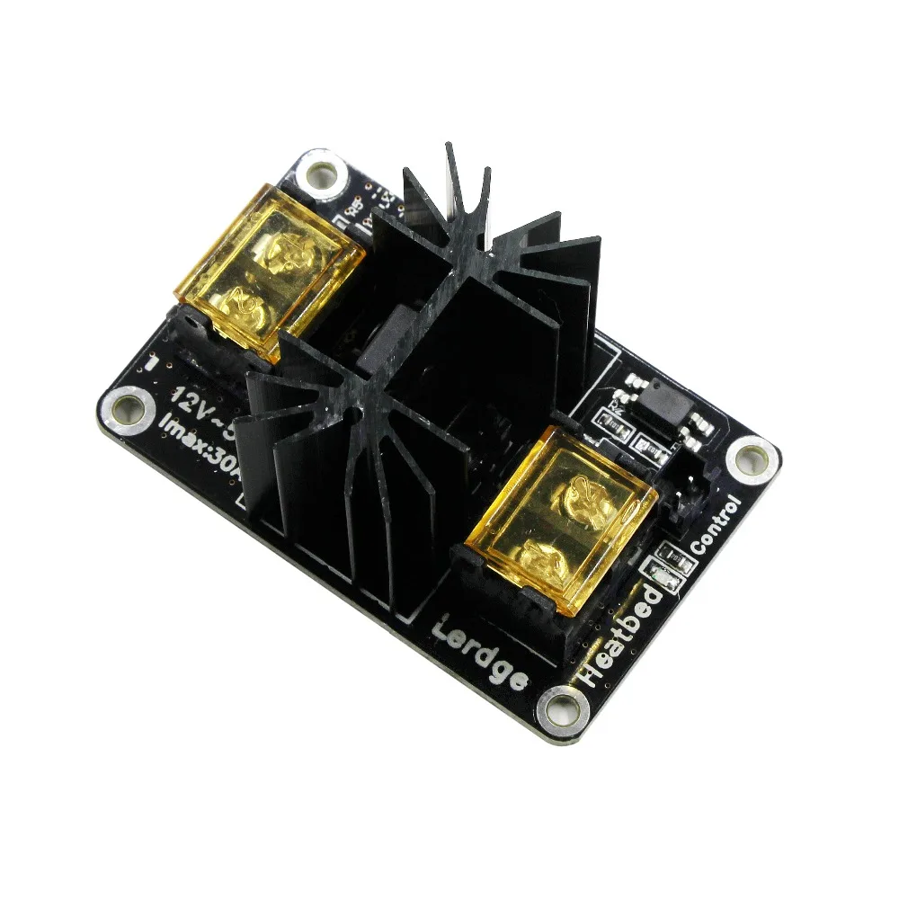 Шт. 2 шт. 3d принтеры кровать с подогревом мощность модуль высокий ток 210A MOSFET обновления ПЛАТФОРМЫ 1,4 кабелем