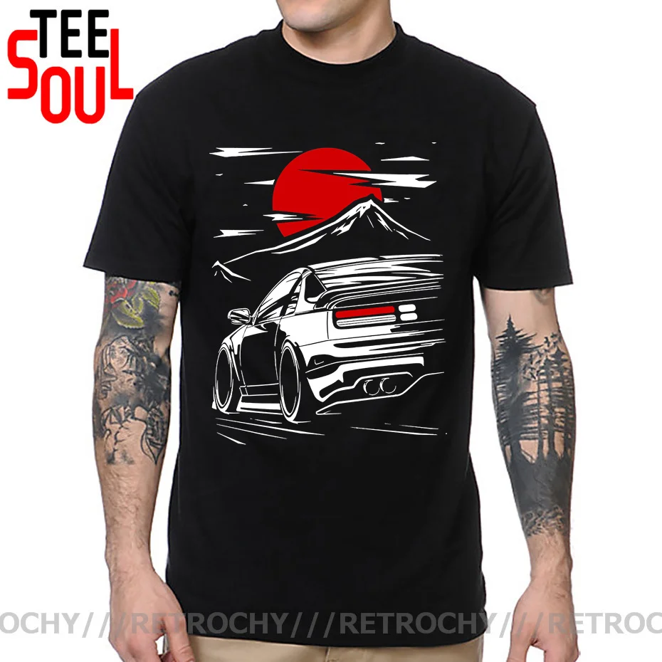 

Retrochy Fashion Custom T-shirts men Leisure Classic Racing Car 300zx Z32 Fairlady Z T shirt 2021 New Arrival Roadster Tee shirt