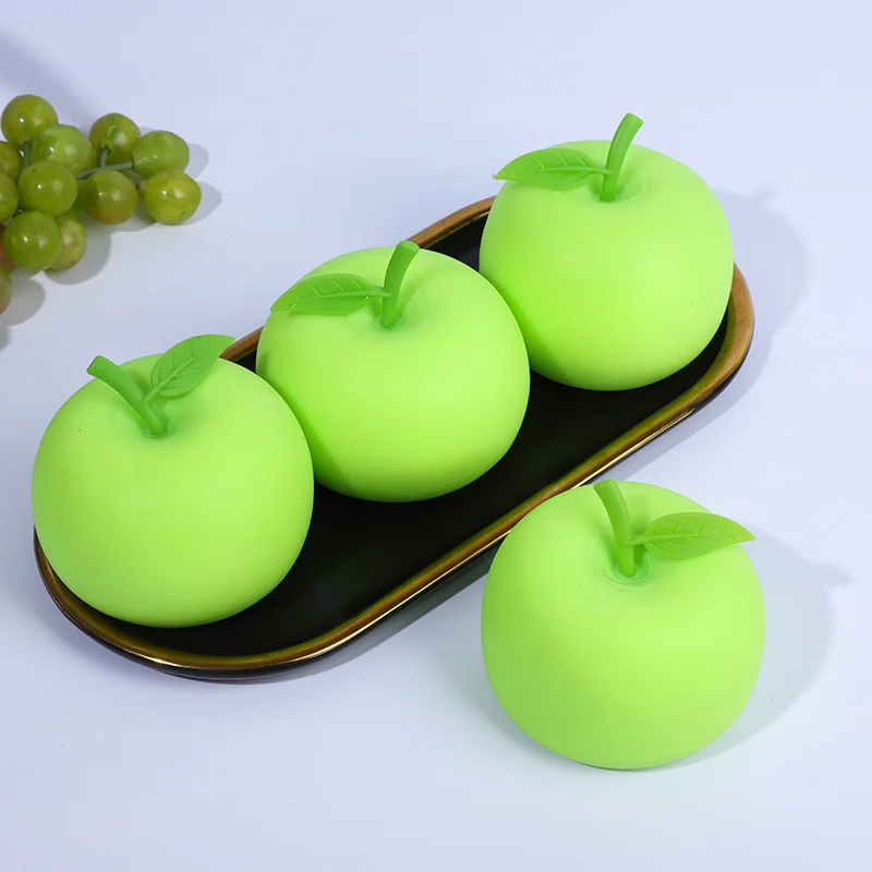 

Apple Anti Stress Ball Funny Gadget Vent Decompression Toys For Children Stress Autism Hand Wrist Squeeze Toys