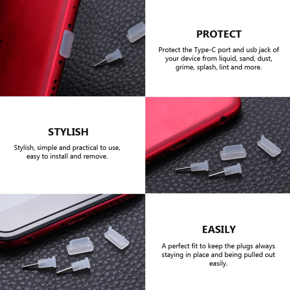 

20 Pairs Type Anti Dust Protective Covers Earphone Stoppers Protector Plugs