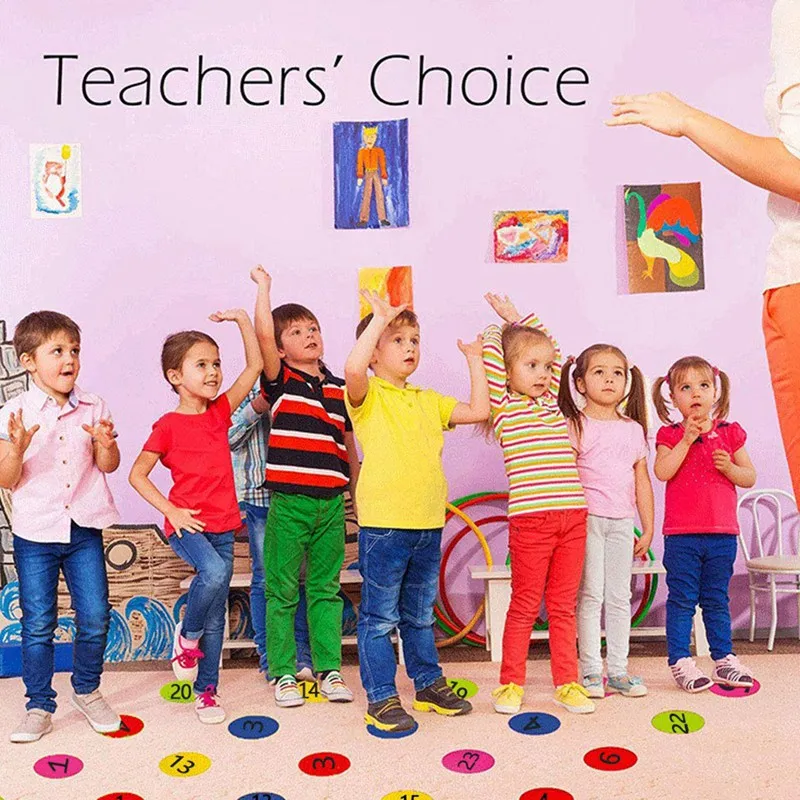 4-дюймовые маркеры для ковров точечные напольные с числами классных классов