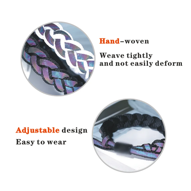 Голографический светоотражающий браслет с маленьким львом персиковым сердечком