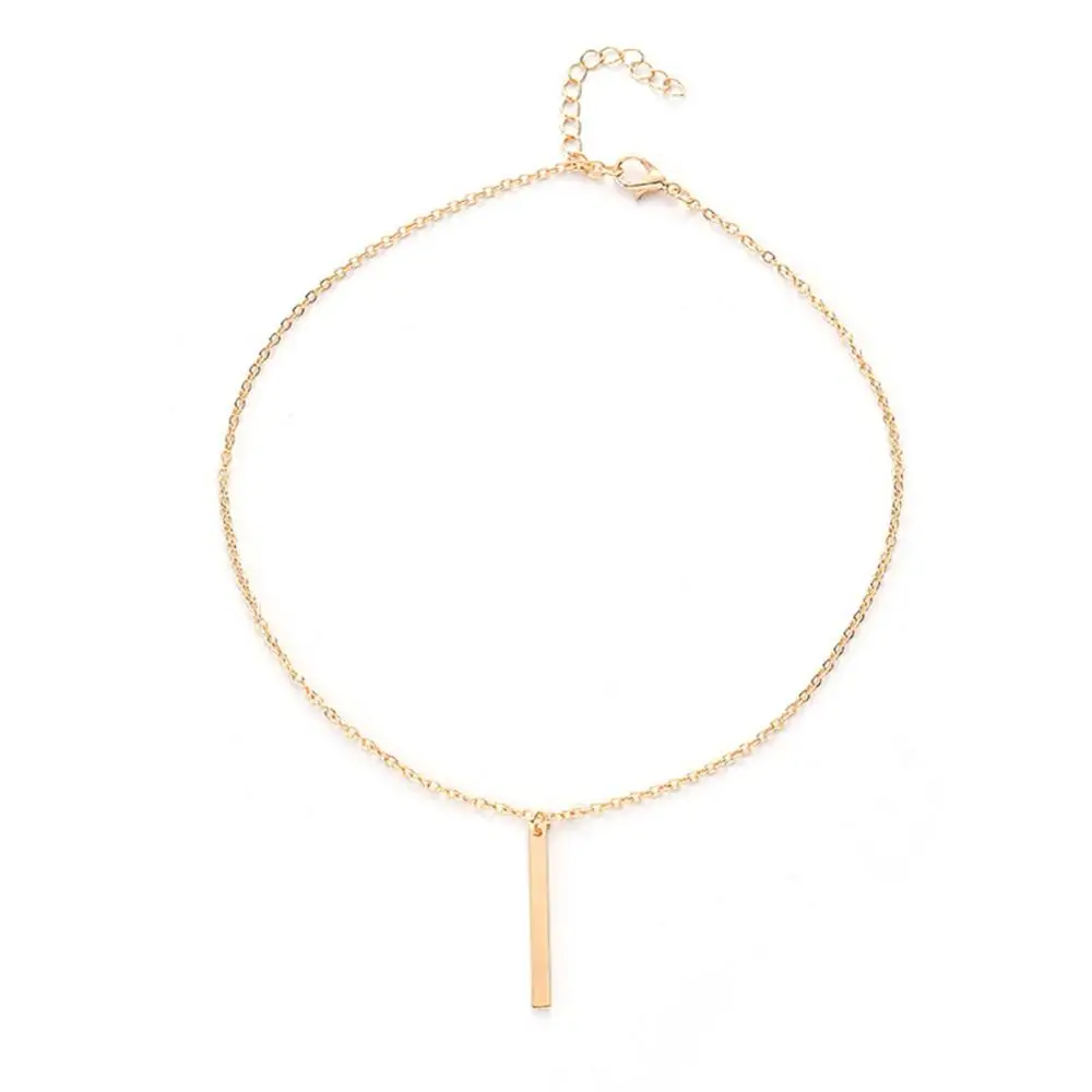 

80% Hot Sale Women Fashion Metal Dangle Gold Plated Chain Pendant Necklace Clavicle Chain Necklace Women Jewelry Accessories