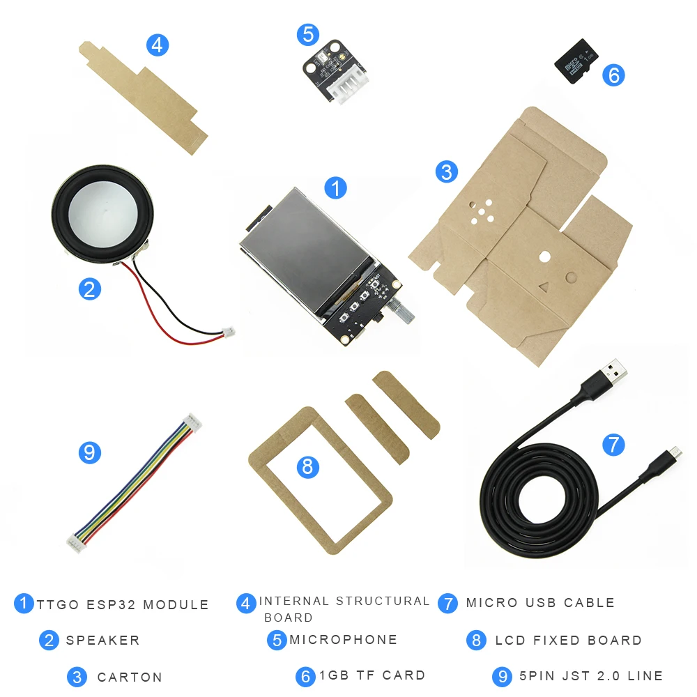 Макетная плата LILYGO TTGO T-Gallery ESP32 с Wi-Fi модулем Bluetooth ЖК-дисплей 2 4 дюйма | Компьютеры