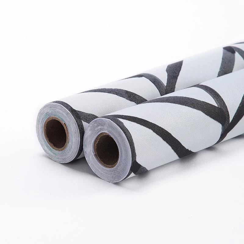 Самоклеящаяся виниловая бумага в полоску елочку для ремонта мебели |