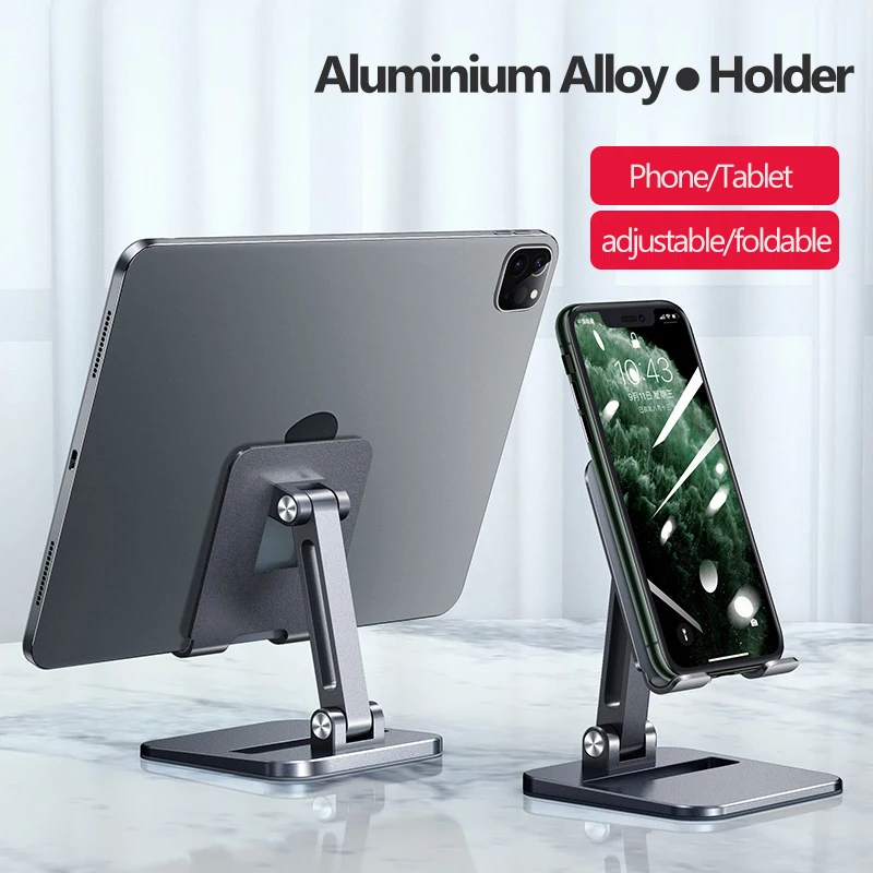 

Складная портативная подставка для телефона и планшета, держатель для Samsung Tab S7 S6, универсальный настольный регулируемый кронштейн, подстав...