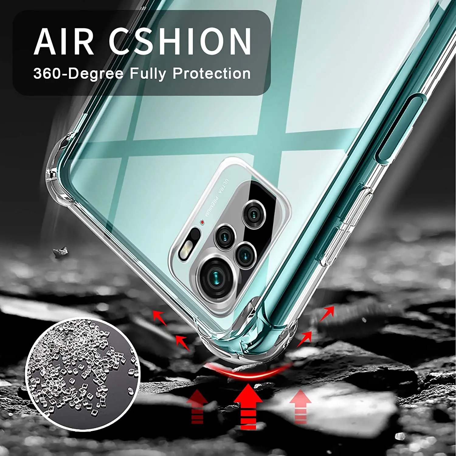 Чехол Capa Redmi 10 Silicone для Xiaomi Redmi Note Pro, Redmi Note 11 и Xiaomi 11T.